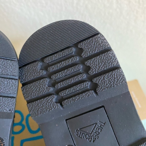 NWT Black Little Reese Glittery Girls Boots size 7 - Picture 11 of 14